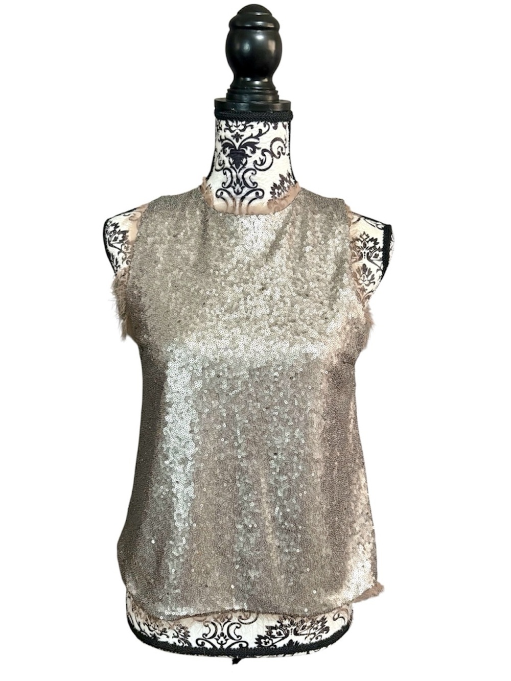 SUGARLIPS Sequin Sleeveless Top